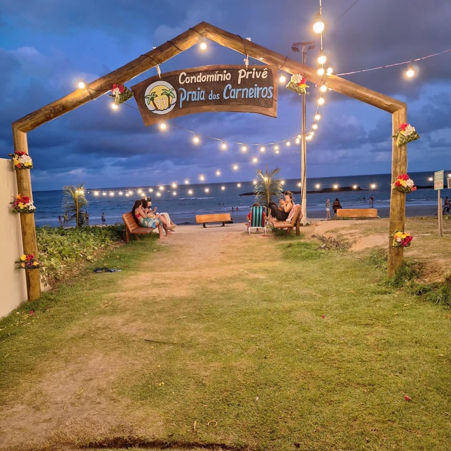 Casa Cinza Na Praia Dos Carneiros Em Condominio A Beira-Mar Buitenkant foto